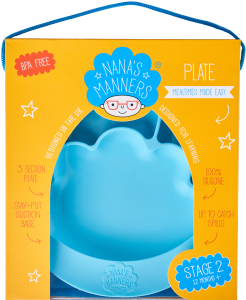 Nana's Manners talerzyk blue w opakowaniu