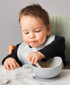 Nana's Manners Miska Szara Grey - BLW