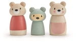 Tender Leaf Toys, 3 MISIE Zestaw drewnianych figurek