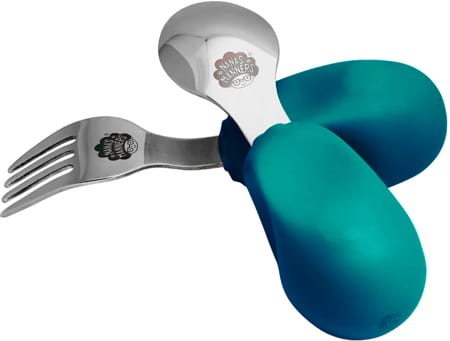 nana's manners teal blue morski niebieski sztućce etap 2.jpg