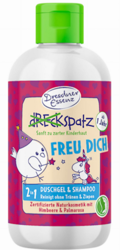 Dresdner Essenz oryginalny żel pod prysznic i szampon Bądź Szczęśliwy