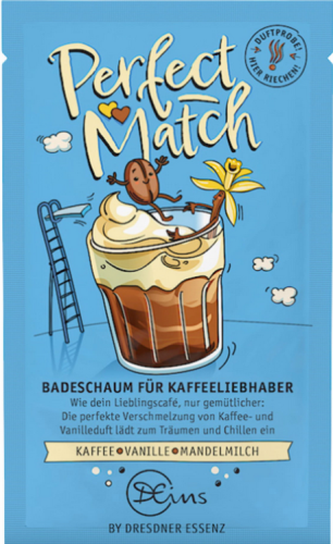 Dresdner Essenz kawowa pianka sól do kąpieli Match Perfect